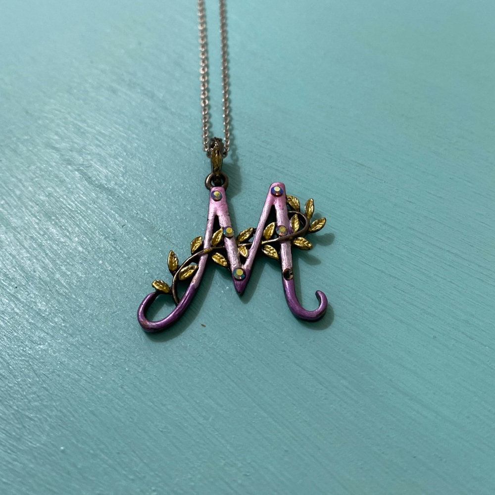 Monogrammed Letter Necklace
